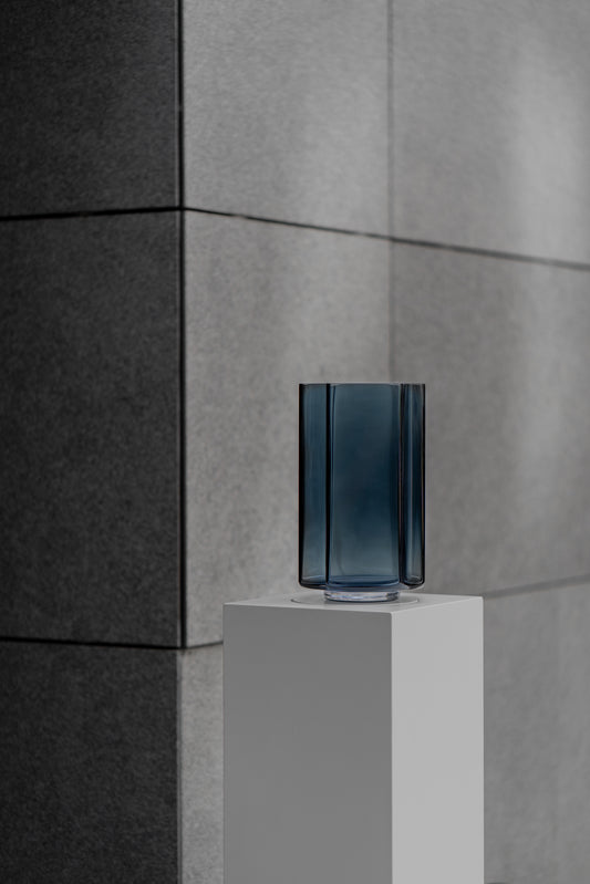 FUNKI VASE ASYMMETRIC GLASS