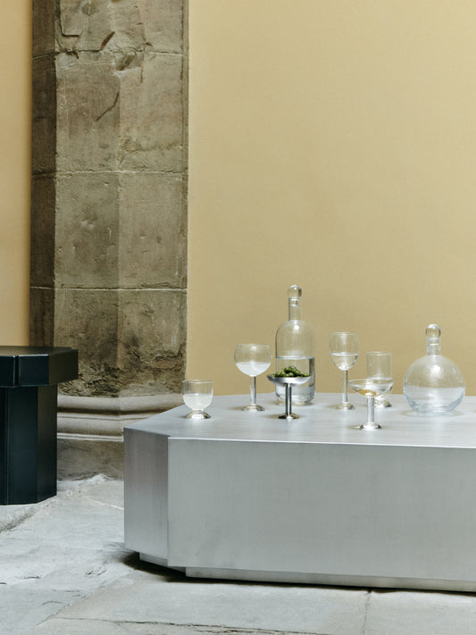 METAL CHAMPAGNE COUPE, TALL