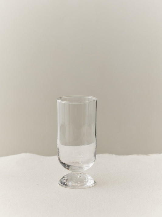 BUBBLE GLASS WATER TALL, PLAIN TOP