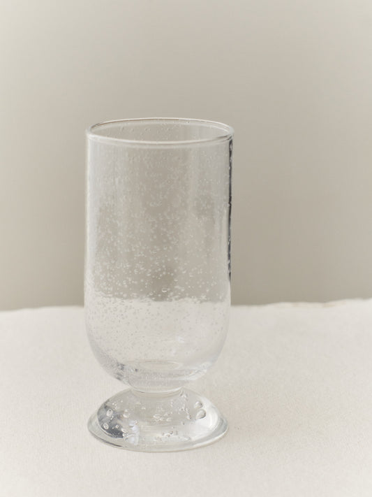 BUBBLE WATER GLASS TALL