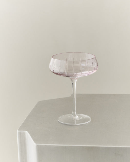 CHAMPAGNE COUPE SINGLE CUT - SET OF 4