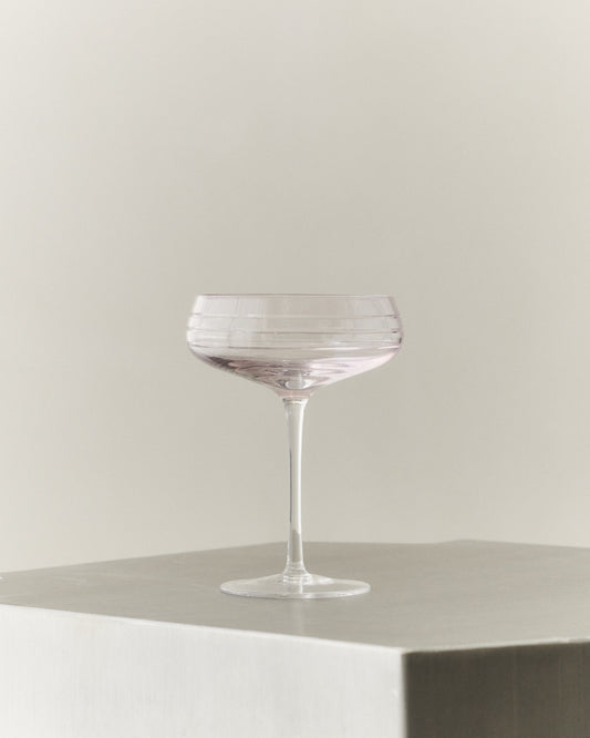 CHAMPAGNE COUPE TRIPLE CUT - SET OF 4