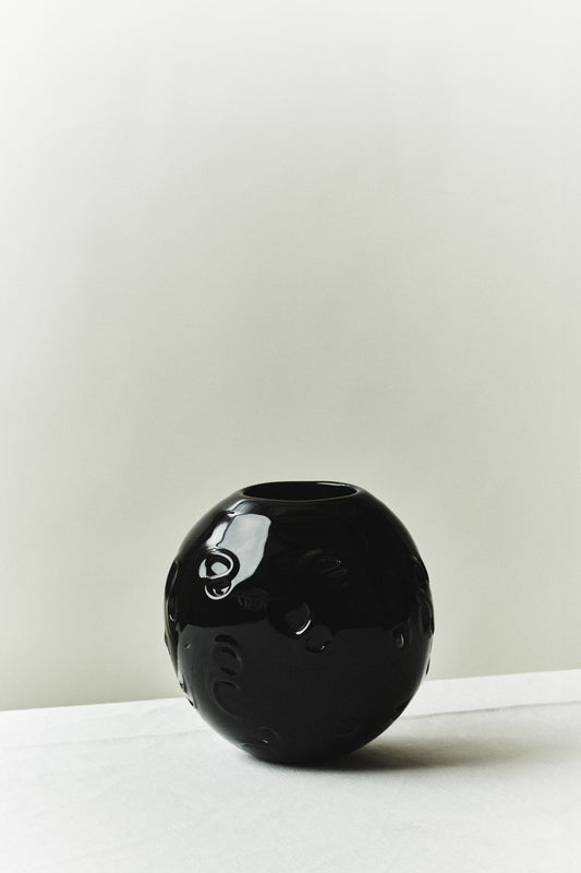 S.R. VINTAGE VASE DECO BLACK