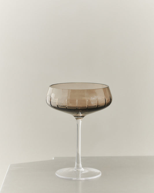 CHAMPAGNE COUPE SINGLE CUT - SET OF 4