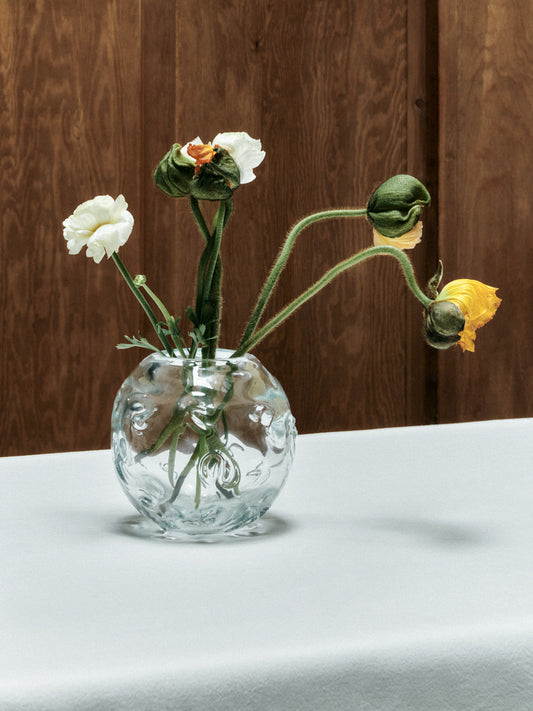 S.R. VINTAGE VASE DECO CLEAR