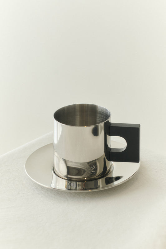 S.R. METAL CUP & SAUCER