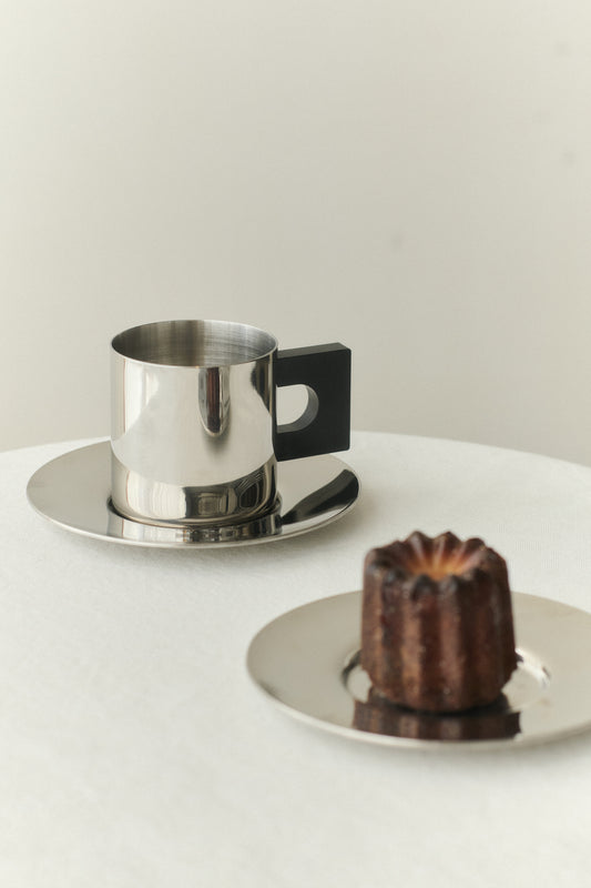 S.R. METAL CUP & SAUCER